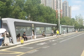 長(zhǎng)沙超長(zhǎng)款候車亭正式投入使用