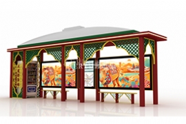 奧爾特設(shè)計(jì)篇--新疆元素公交站臺